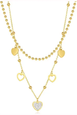 Firetti Ketting met hanger Sieraad cadeau harten charm