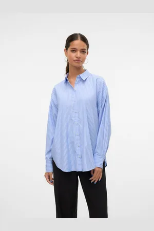 VERO MODA Blouse met lange mouwen VMFANNI LS SHIRT WVN GA NOOS