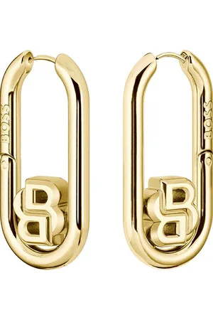 HUGO BOSS Paar creolen DOUBLE B SWING, 1580629
