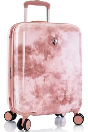 Heys Hardshell-trolley Tie-Dye pink, 53 cm x Joachim Llambi harde koffer volumevergroting