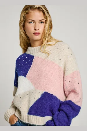 Pepe Jeans Gebreide trui Nora met pailletten