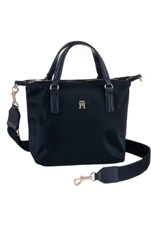 Tommy Hilfiger Tas POPPY NEW SMALL TOTE , dames schoudertas, shopper, met merkembleem aan de voorkant