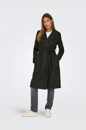 ONLY Lange jas ONLALVILDA LIFE WRAP COAT OTW