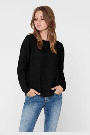 ONLY Trui met ronde hals ONLCAVIAR L/S PULLOVER KNT