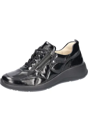 Waldläufer Sneakers Kalea comfortabele schoen, lage schoen, veterschoen met rits, k-breedte