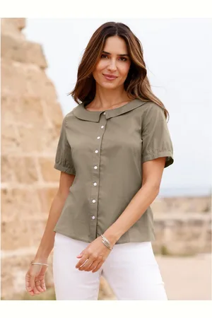 Classic Basics Blouse met korte mouwen