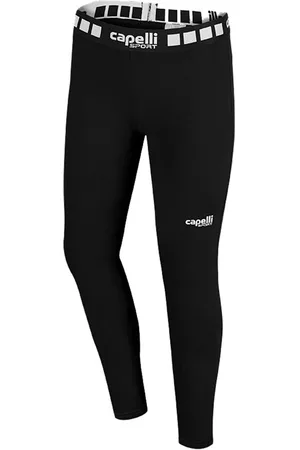 Capelli Sportbroek met merklabel op knihoogte