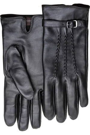 Pearlwood Leren handschoenen DONNA Decoratieve bies op de handrug, kleine decoratieve sluiting