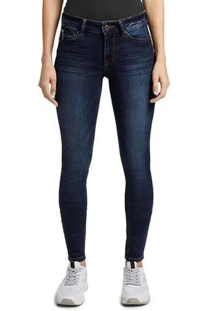 TOM TAILOR Skinny fit jeans JONA met sterke wassing en whiskering