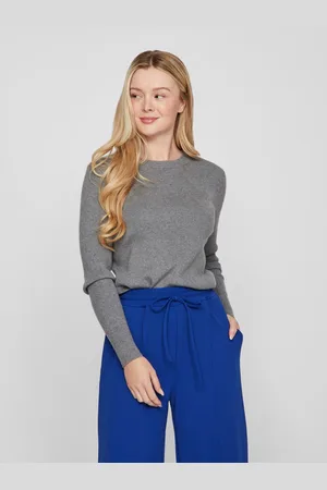 VILA Trui met ronde hals VICOMFY O-NECK L/S KNIT TOP/SU - NOOS