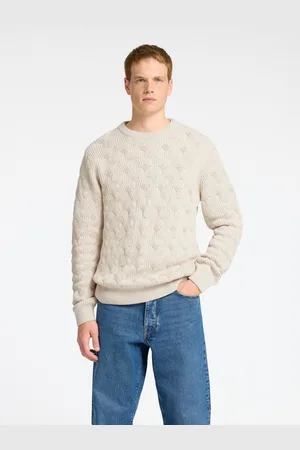 SELECTED Gebreide trui SLHCALLIS LS KNIT CABLE CREW NECK NOOS