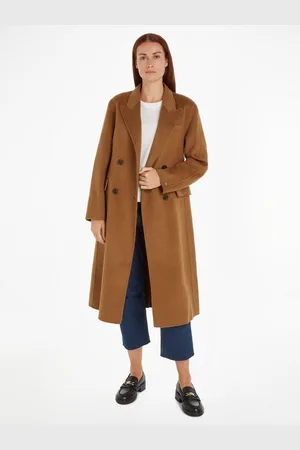 Tommy Hilfiger Winterjas MD DF WOOL BLEND DB COAT met logoborduursel