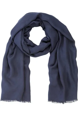 Laura Scott Sjaal Sjaal-doek met fijne franjes - nieuwe kleur champagne