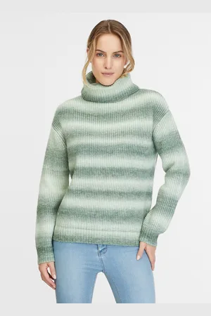 Ragwear Coltrui SAFINA met kleurrijk gestreept breipatroon