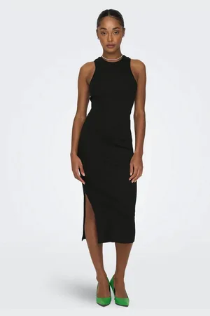 ONLY Jerseyjurk ONLBELFAST S/L MIDI DRESS JRS NOOS