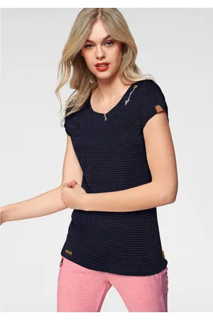 Ragwear Shirt met korte mouwen MINT STRIPES O in streepdessin