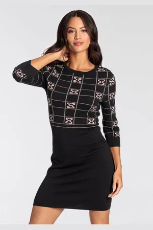 melrose Gebreide jurk voor zomer en feest, mini-lengte, feminiene look