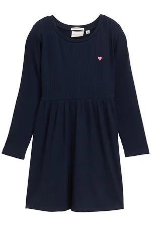 TOM TAILOR Midi-jurk in rib-look, met stretch