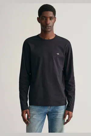 GANT Shirt met lange mouwen REG SHIELD LS T-SHIRT met logoborduursel op borsthoogte