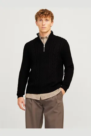 JACK & JONES Schipperstrui JJCRAIG KNIT HALF ZIP