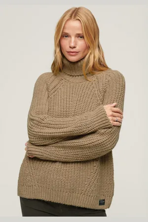 Superdry Gebreide trui Slouchy Stitch Roll Neck Knit