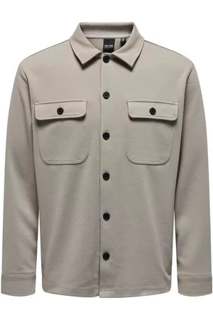 Only & Sons Overhemd met lange mouwen ONSNEWKODYL OVERSHIRT SWEAT NOOS