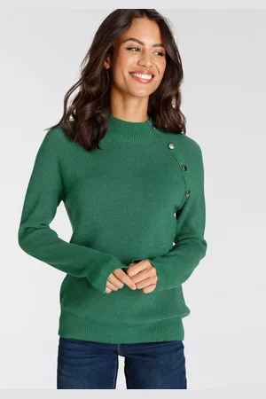Laura Scott Gebreide trui met knoopdetail