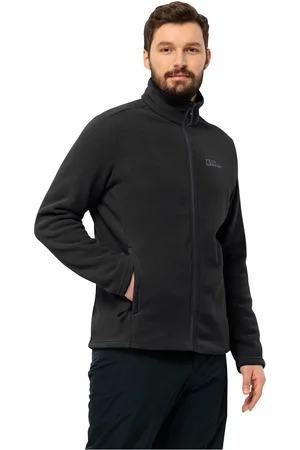 Jack Wolfskin Fleecejack WINTERSTEIN FZ M uit polartec 200, gedeeltelijk gerecycled