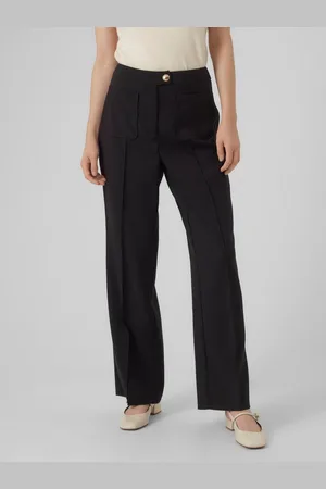 VERO MODA Pantalon VMGECINA HW WIDE PANTS TLR WVN BTQ