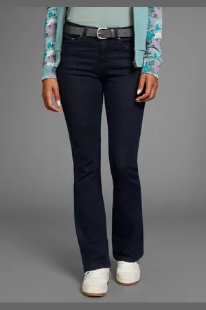 KangaROOS 5-pocket jeans uitlopende pijp, used-wassing, normale taillehoogte