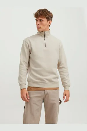 JACK & JONES Sweatshirt JJEBRADLEY SWEAT HALF ZIP NOOS