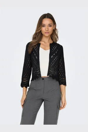 JDY Vest SUN 3/4 CROPPED CARDIGAN KNT NOOS