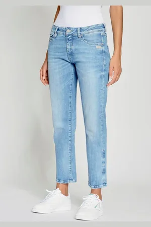 Gang Boyfriendjeans 94NADIA 5-pocketsstijl met ritssluiting en knoop