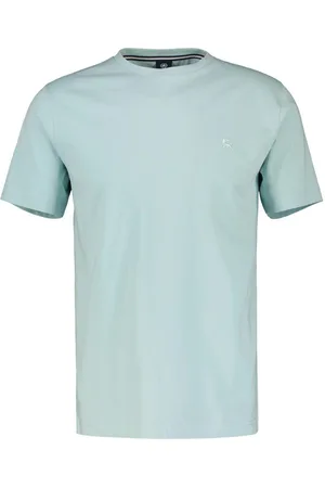 Lerros T-shirt Logo in reliëf op de borst