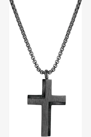 Firetti Ketting met hanger Sieraad cadeau kruis met zirkoon (synthetisch)