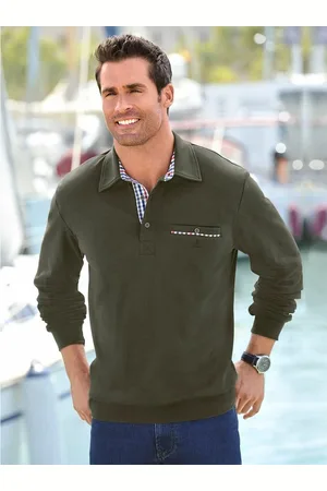 marco donati Poloshirt Shirt met lange mouwen (1-delig)