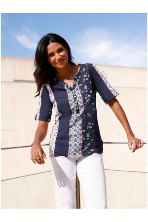 Classic Basics Shirt met 3/4 mouwen Shirt (1-delig)