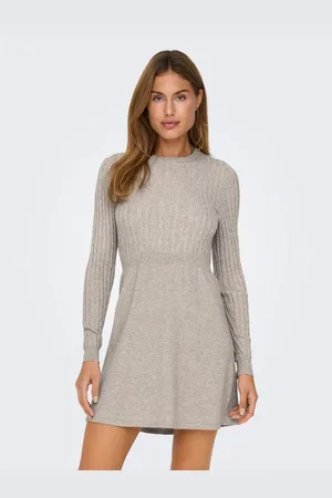 ONLY Gebreide jurk ONLFIA LS CABLE DRESS KNT