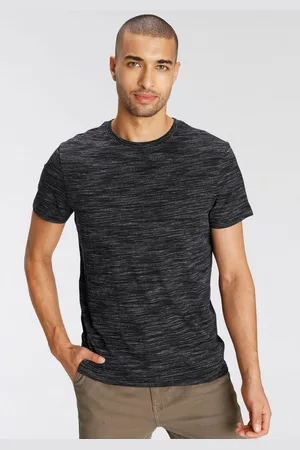 AJC T-shirt Korte mouwen, regular fit, gemêleerd, ronde hals