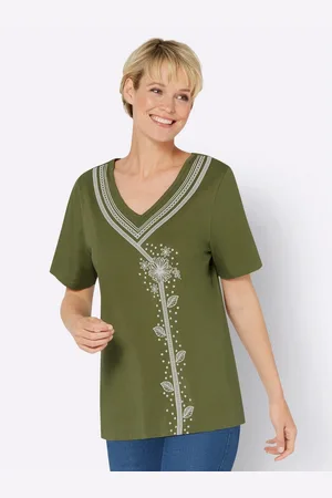 Classic Basics Shirt met V-hals (1-delig)