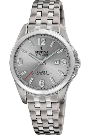 Festina Kwartshorloge Calendario Titanium Horloge, dameshorloge, analoog, dag