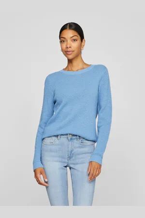 VILA Trui met ronde hals VIDALO O-NECK L/S KNIT TOP- NOOS