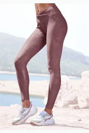 Lascana Functionele legging met glanzende print