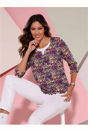 Classic Basics 2-in-1-shirt Shirt met 3/4-mouwen (1-delig)