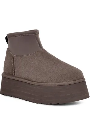 UGG Plateaulaarsjes CLASSIC MINI DIPPER instap boots, winterlaarzen, snowboots met plateauzool