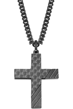 QS by s.Oliver Kruisketting 2022635 met zirkoon (synthetisch)