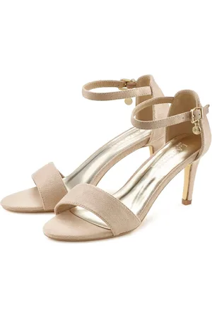 Lascana Highheel sandaaltjes Zomerschoen Bandjessandaal, klassiek elegante design VEGAN