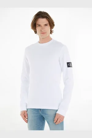Calvin Klein Shirt met lange mouwen BADGE WAFFLE LS TEE
