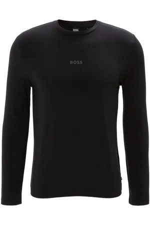 HUGO BOSS Shirt met lange mouwen Bea_LS-Shirt met logoprint (1-delig)