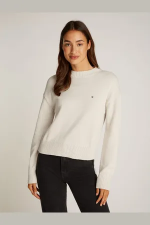 Calvin Klein Trui met ronde hals MONOGRAM EMBRO CREWNECK SWEATER